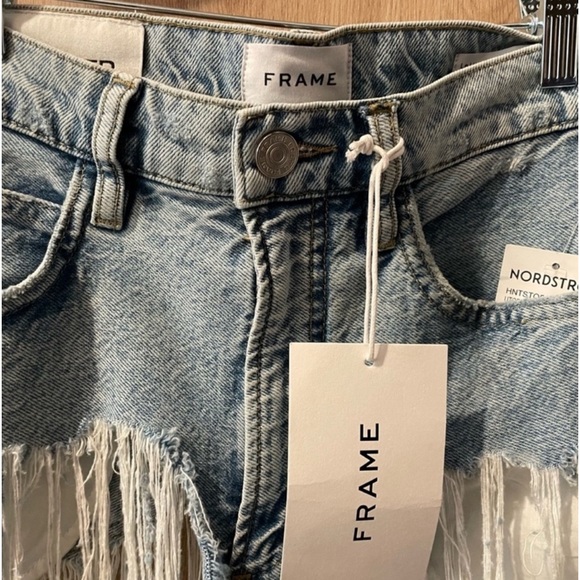 Frame Jeans Straight Leg (RARE!).Atelier Le High 'N' Tight Straight Utopia Shred - Picture 5 of 12